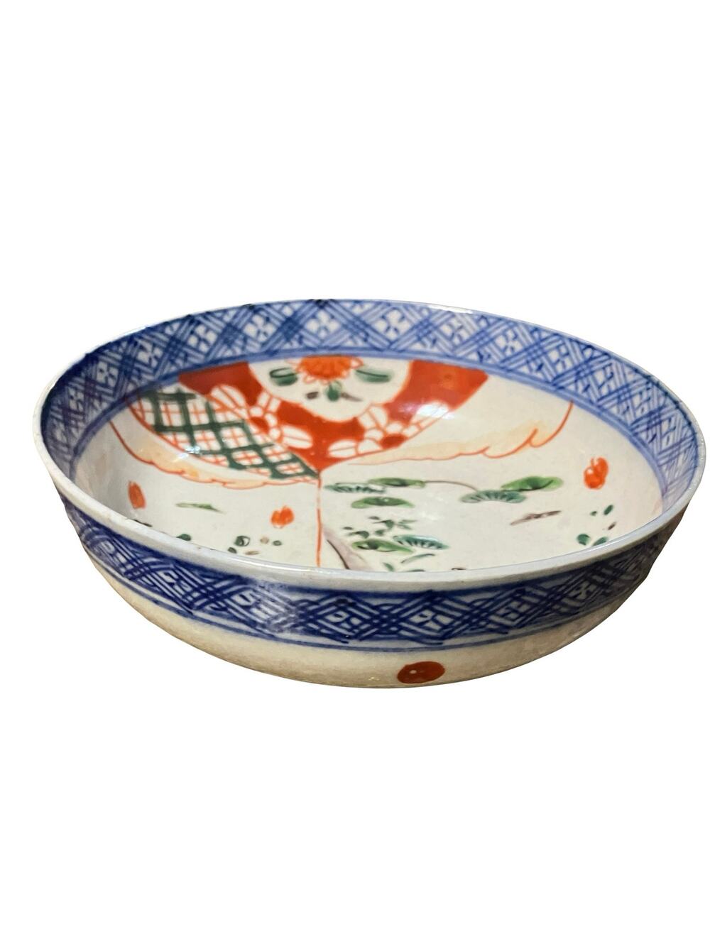 Antique Japanese Hand-Painted Porcelain Bowl | Meiji–Taishō Era c.1890–1920